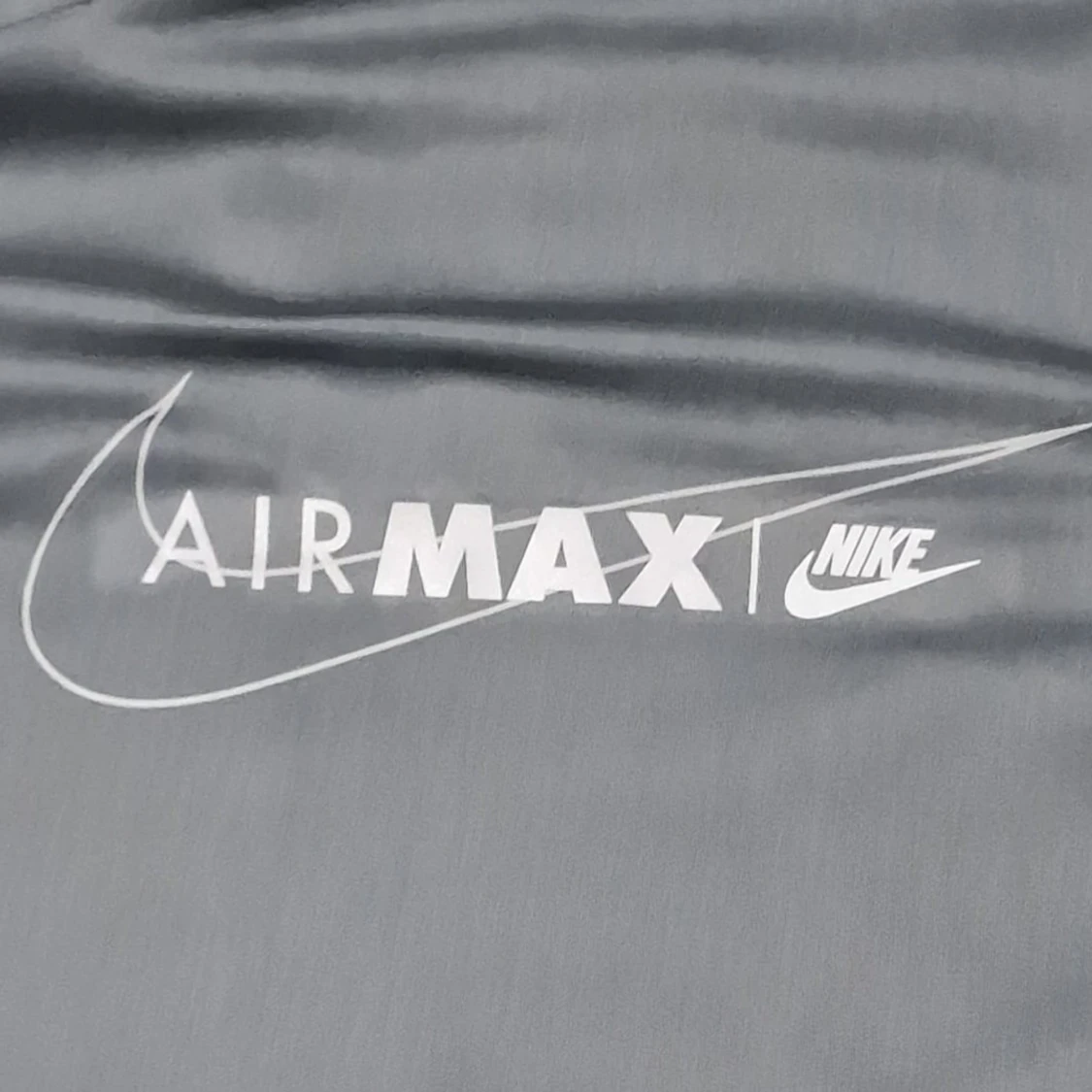 Nike Air Max grå hoodie med dragkedja - 2