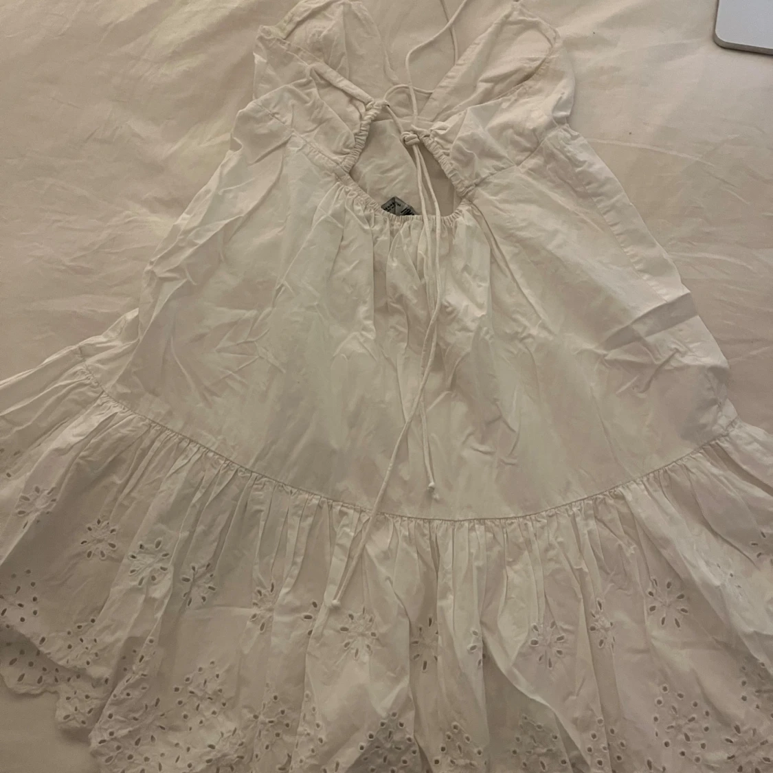 Virala Vit kortklänning från Zara XS - 1