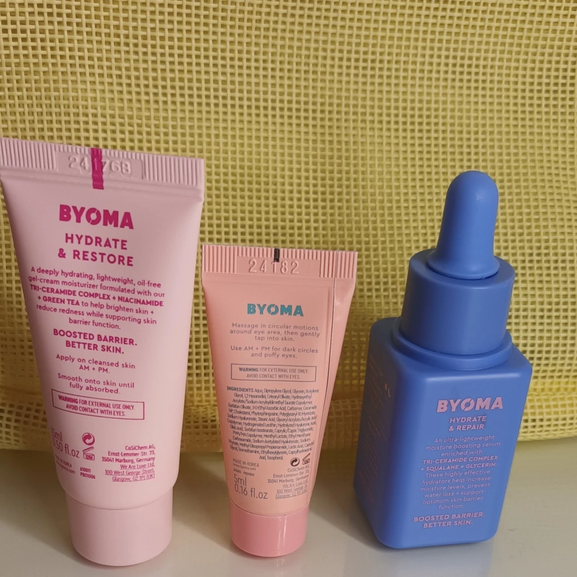 BYOMA hudvårdskit med necessär - 2