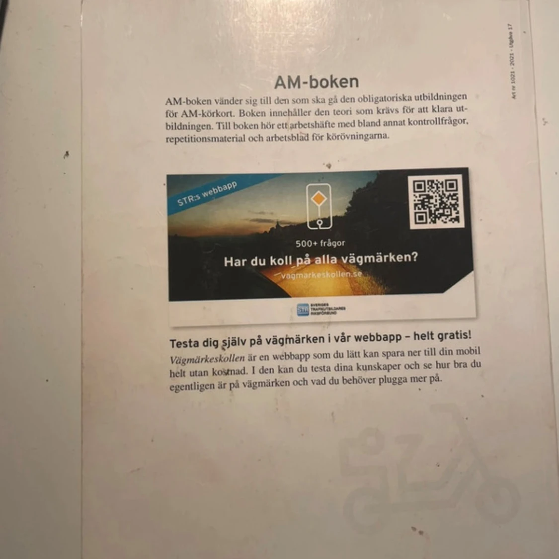 AM-boken moped klass 1 - 1