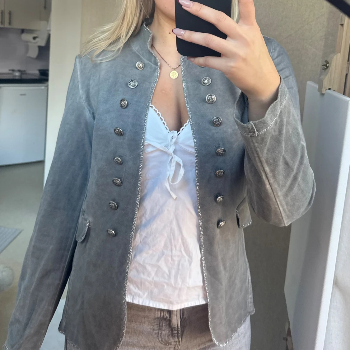 Fin vintage kavaj/kofta - 1