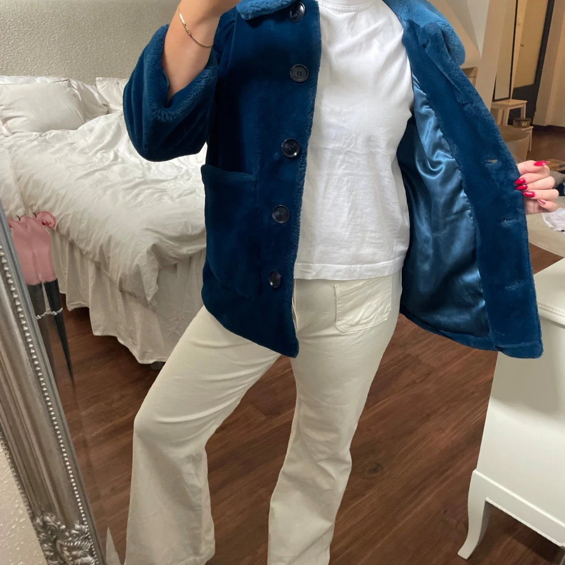 Blå pälsjacka  - 2