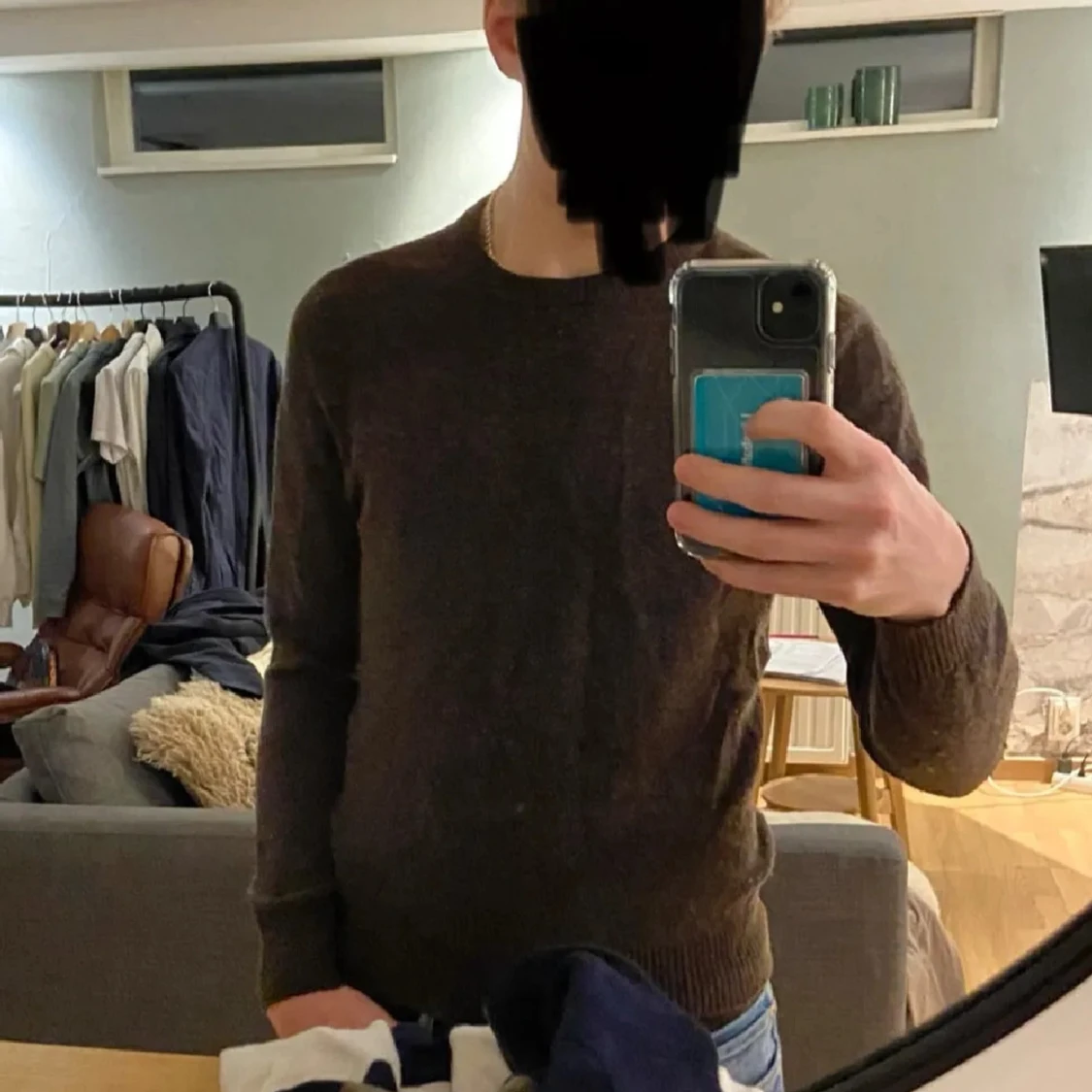 Brun ulltröja från East West