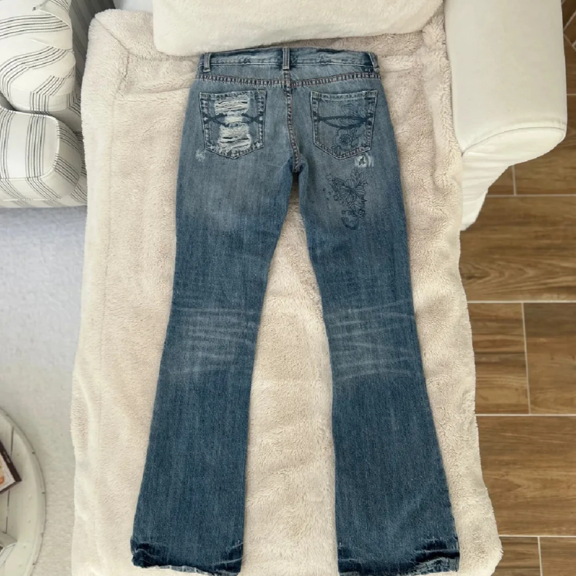 Blå Abercrombie & fitch jeans - 3