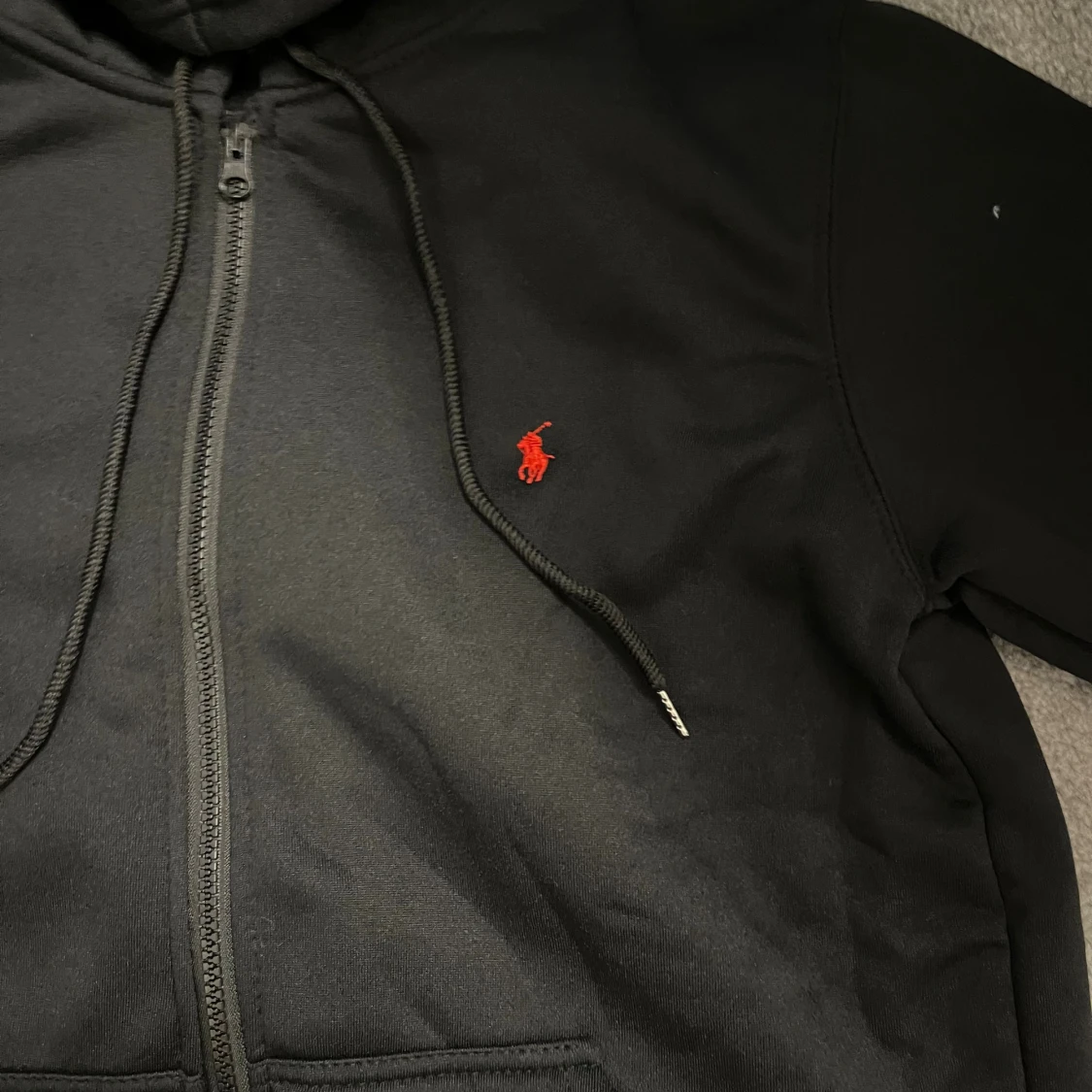 Svart hoodie från polo Ralph lauren  - 1