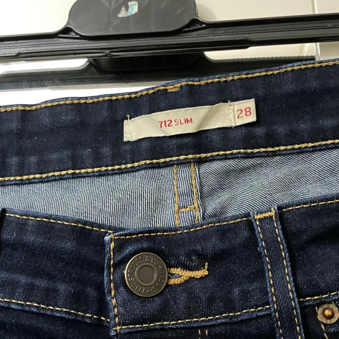 Levi's 712 Slim jeans mörkblå, stl 28 - 3