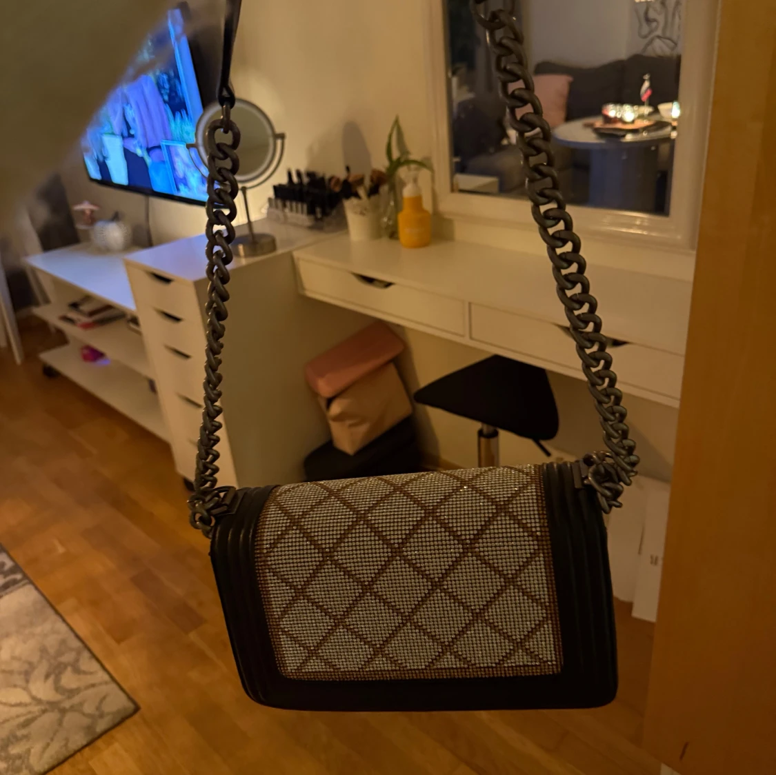  axelväska med paljetter - 2