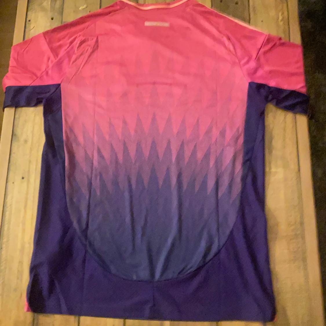 Tysklands rosa fotbollströja Adidas M - 1