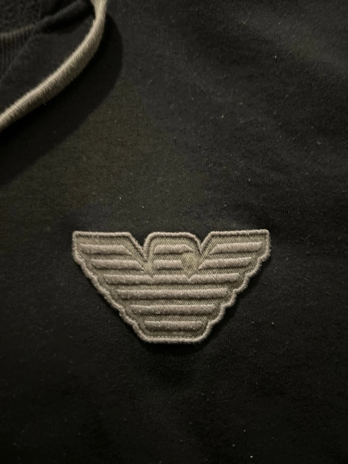 Svart hoodie från Emporio Armani - 1