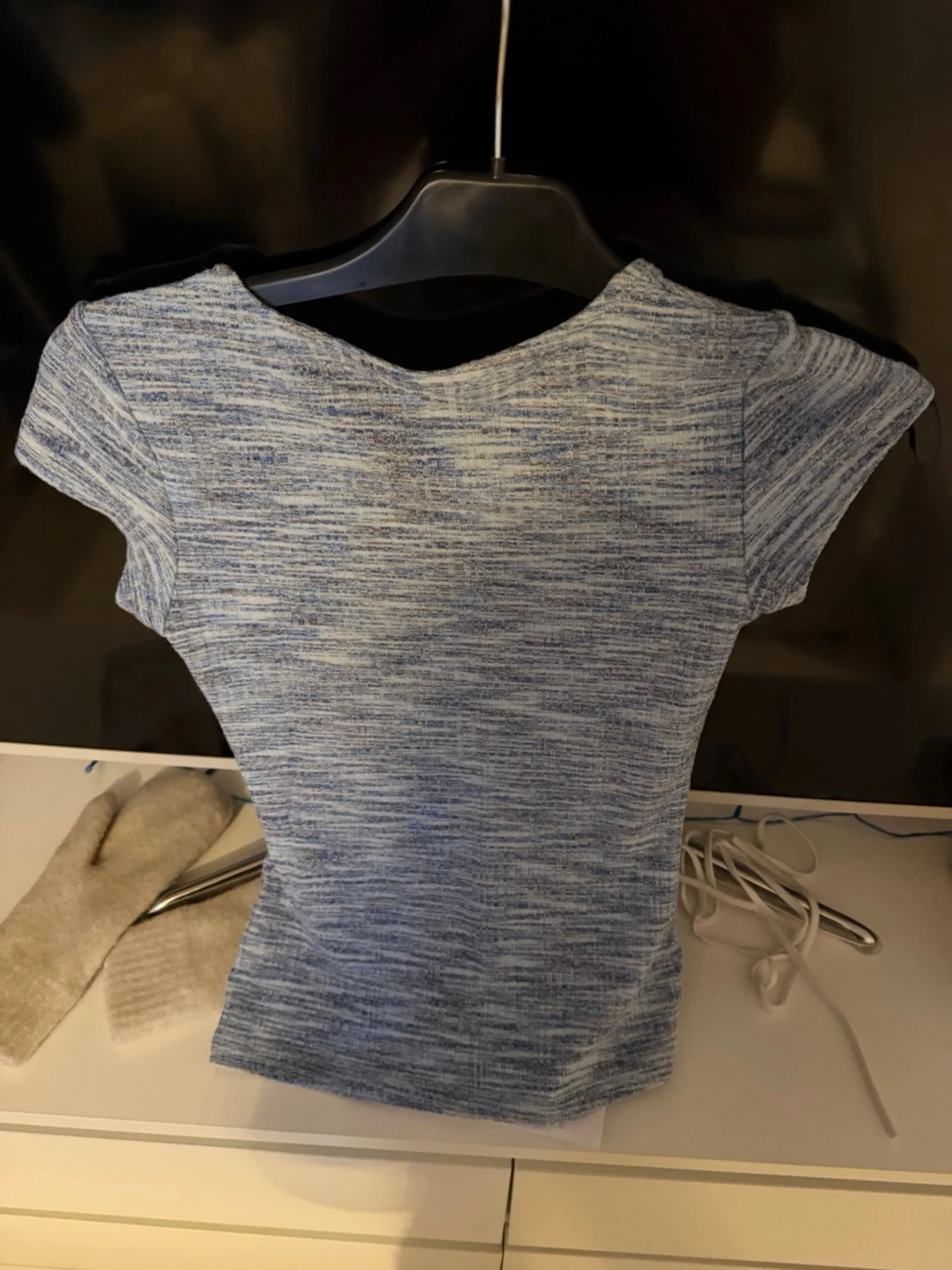 Blåmelerad topp från Kappahl - 2