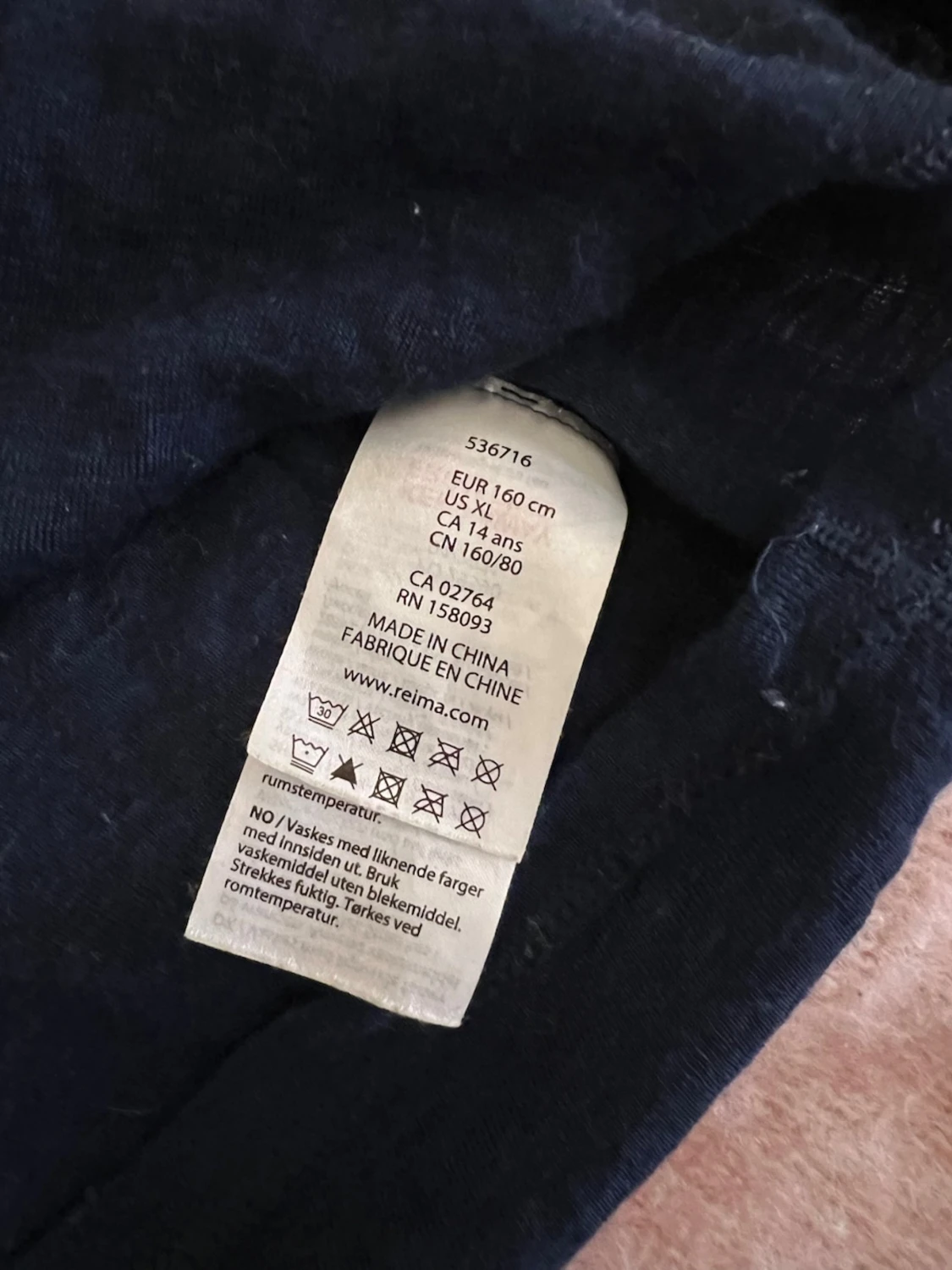 Mörkblå underställströja från Reima - 2