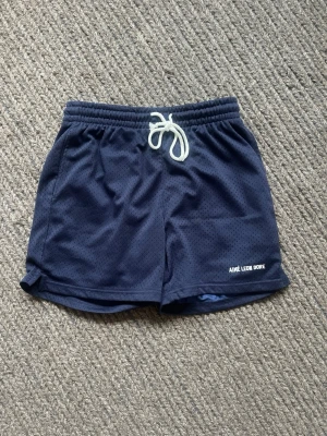 Aimé Leon Dore shorts – storlek S   - Exklusiva mesh shorts från Aimé Leon Dore. Väldigt eftertraktat märke inom streetwear och svårt att få tag på. Perfekta både till vardag, gym och sommaren.    Skick: Mycket bra skick.   Storlek: S   Färg: Mörkblå    Nypris ca 1299+ kr.    Pris: 599 kr  
