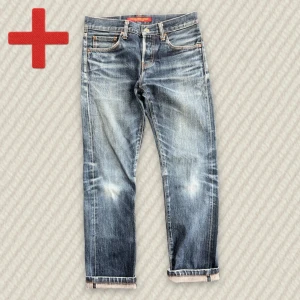 Slim fit Archive Selvedge Jeans  - A pair of archive slim fit Selvedge jeans, fits like 28/28 (see meassurements below!). Good condition, hmu if you have questions.  Measurements: Waist – 38 cm, Rise – 22 cm, Thigh – 25.5 cm, Inseam – 71 cm, Length – 92 cm, Leg opening – 17 cm