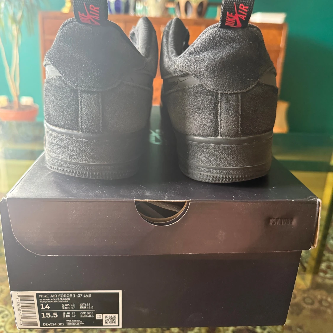 Nike Air Force 1 Low Multi-Swoosh Black Crimson - 3