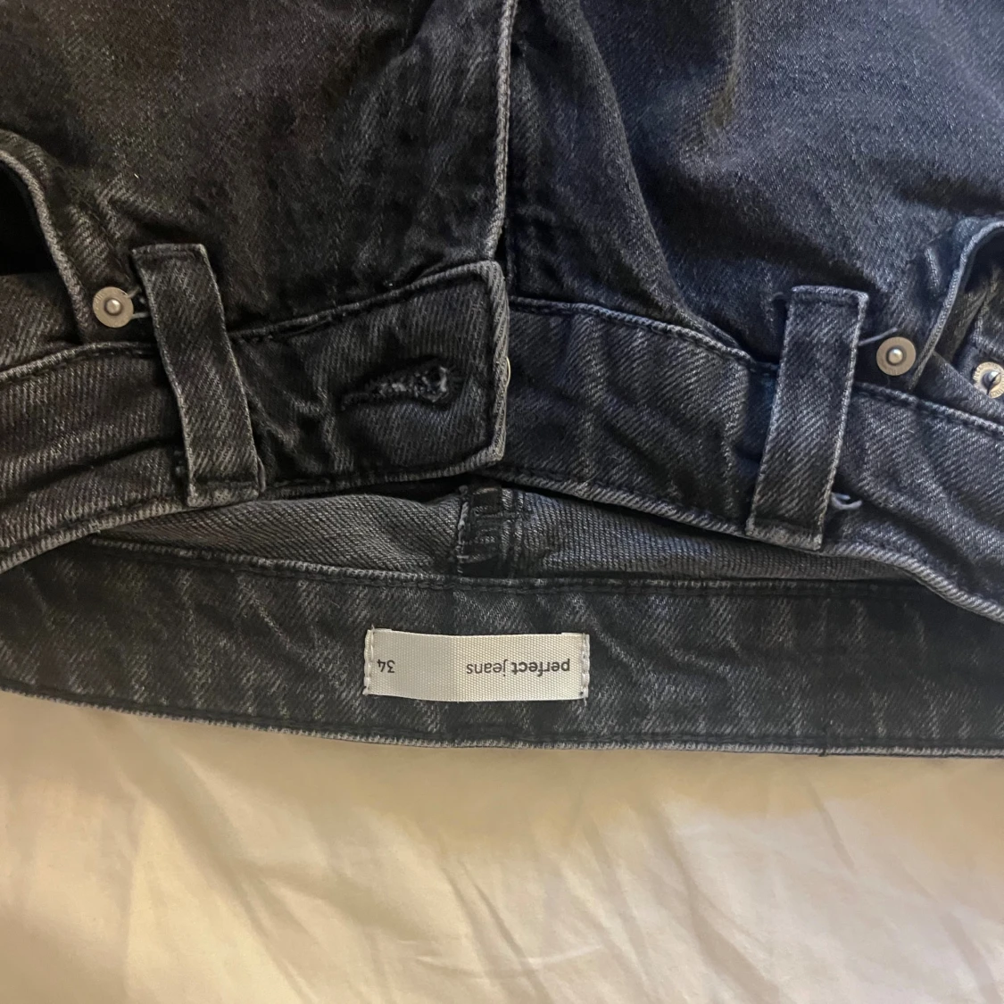 Svarta Lågmidjade jeans från Perfect Jeans - 1