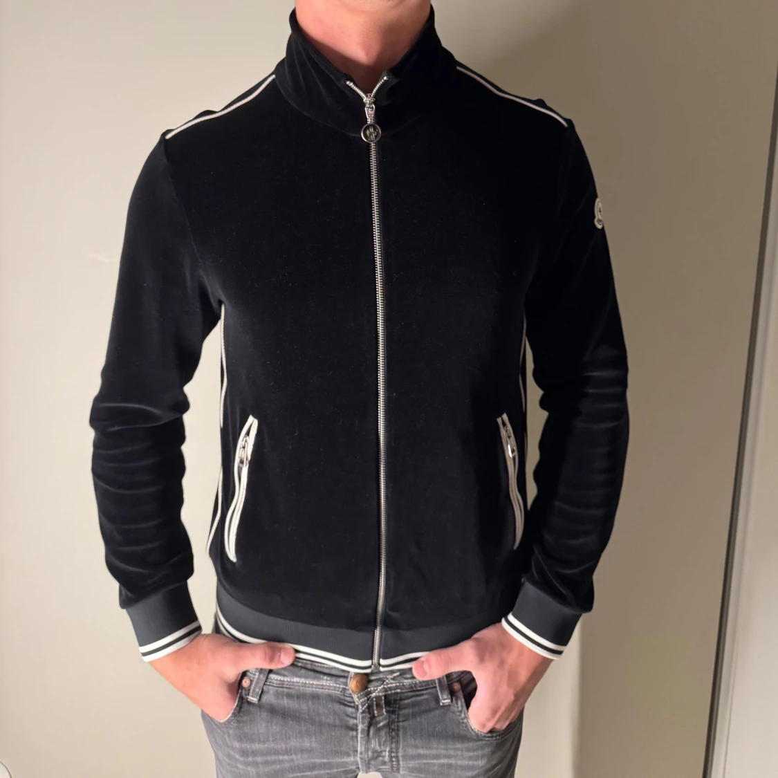 Moncler zip tröja - 1