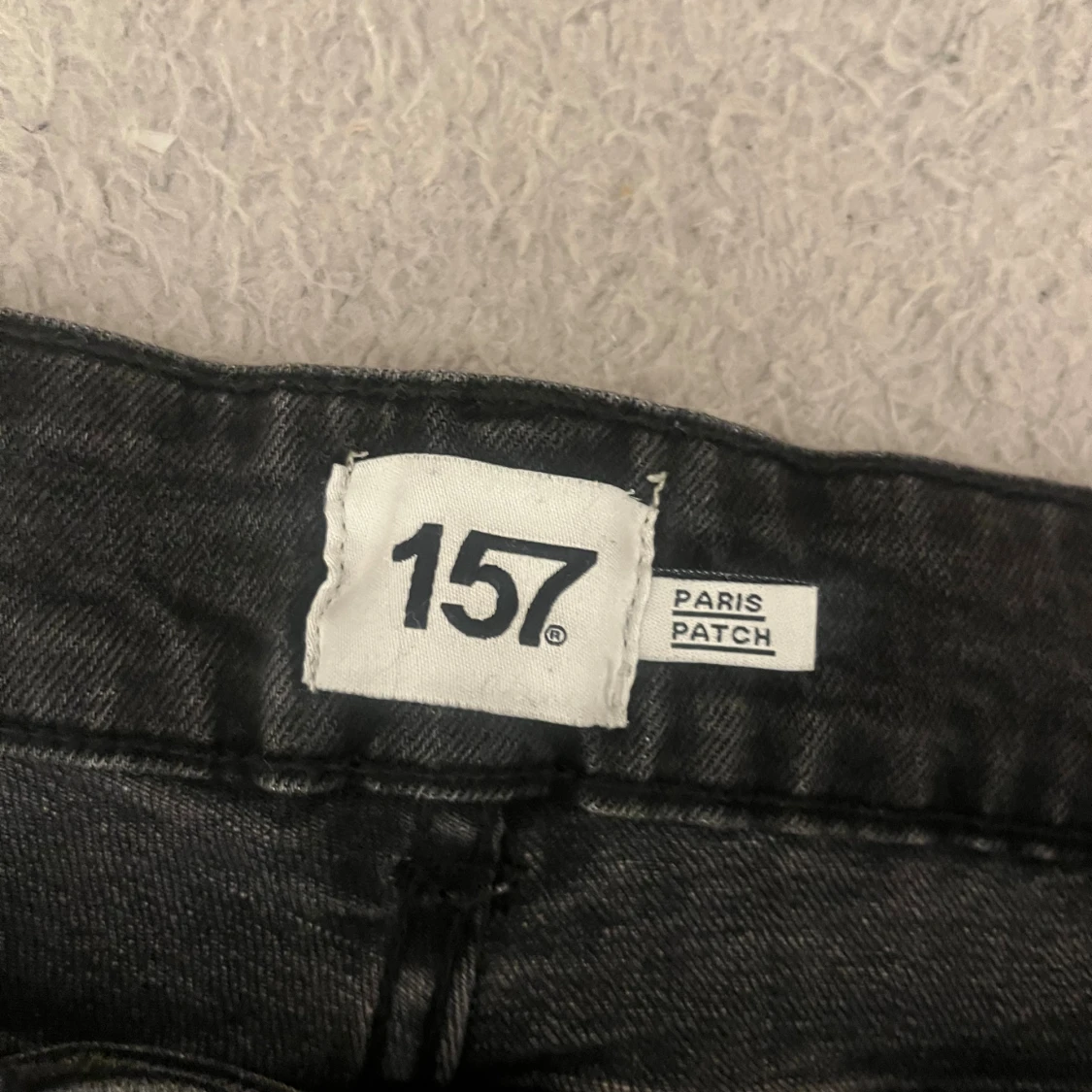 Svarta bootcut jeans  - 3