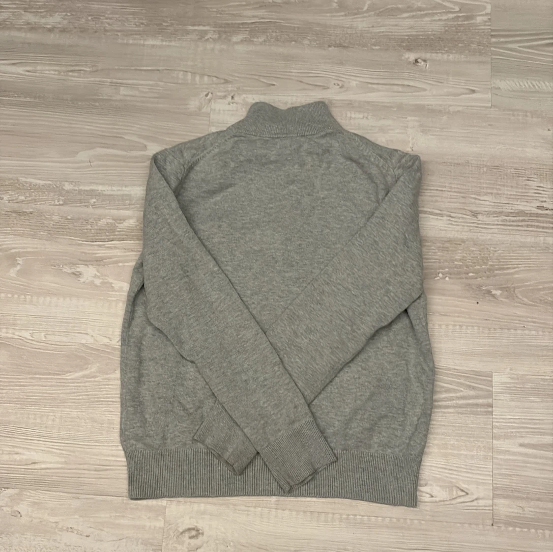 Grå half zip tröja från GANT - 4