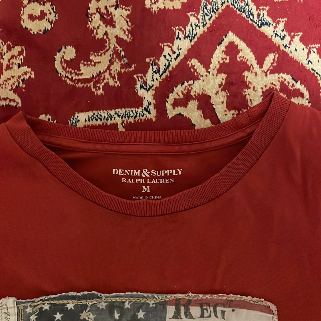 Röd t-shirt Ralph Lauren Denim & Supply - 2