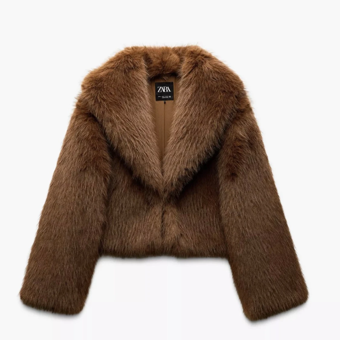 Brun pälsjacka  - 3