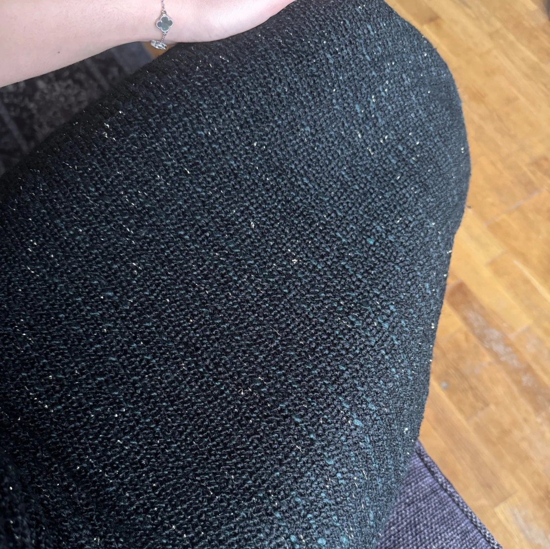 Svart glittrig klänning från Zara - 3