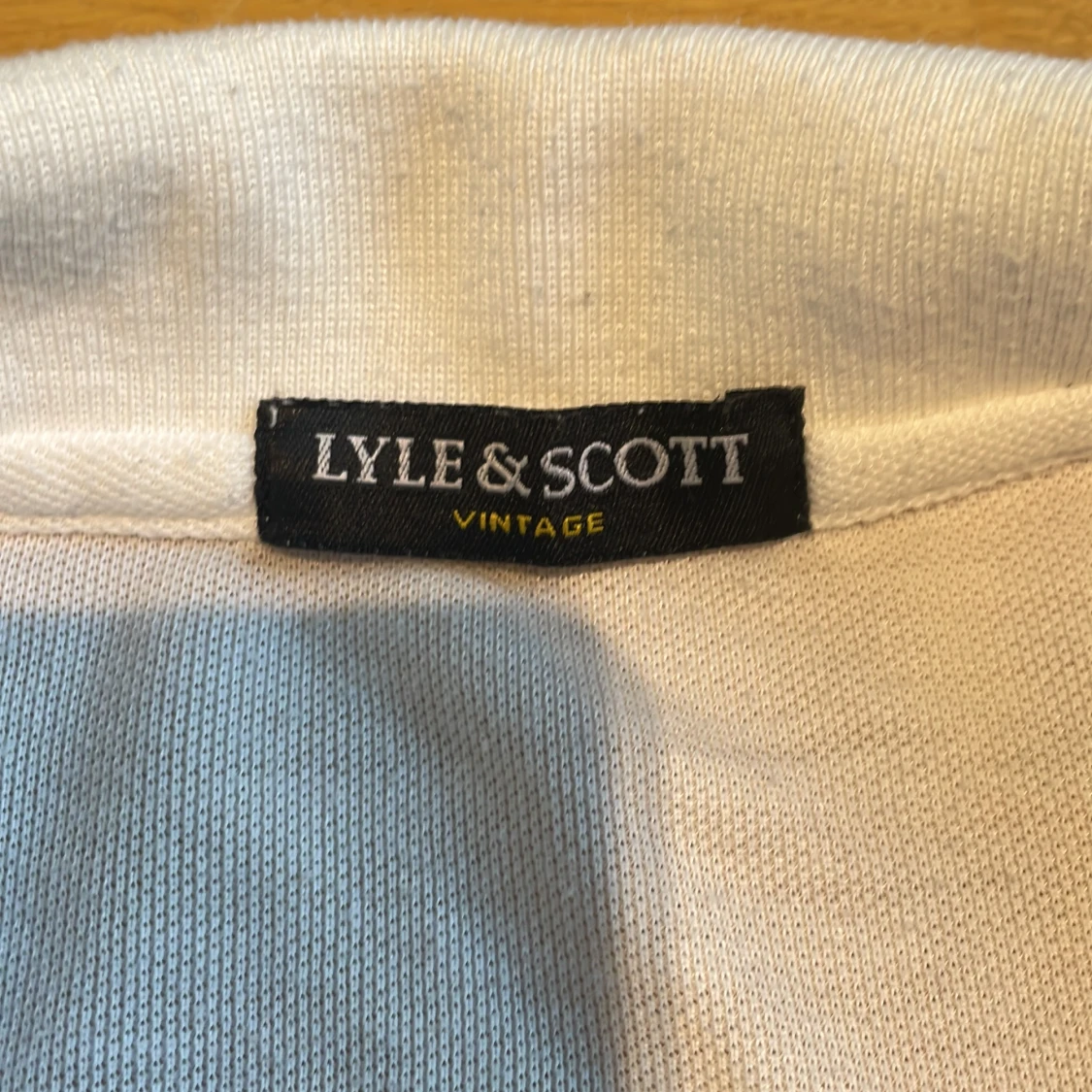 Vit pikétröja från Lyle & Scott - 1
