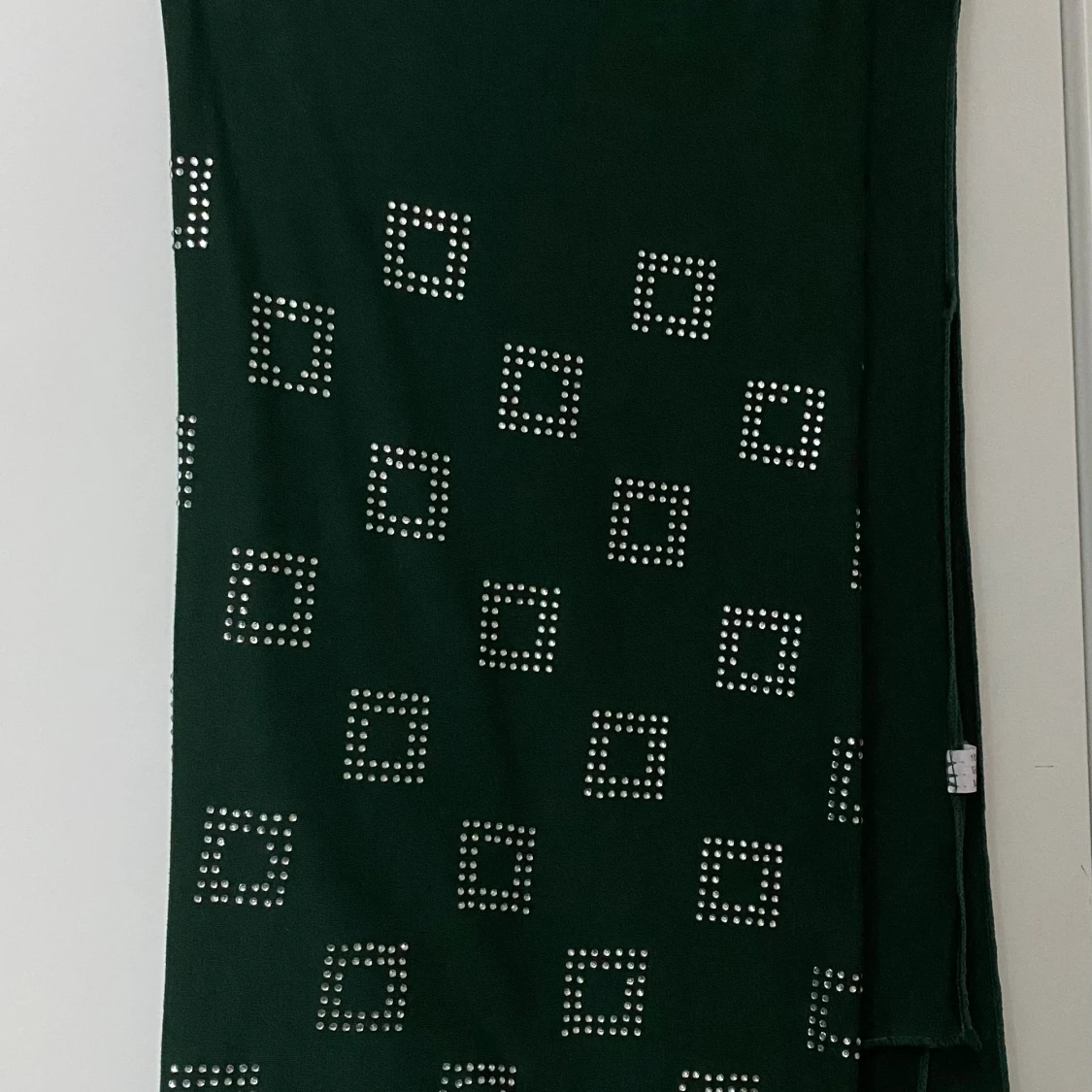 Mörkgrön hijab/slöja - 1