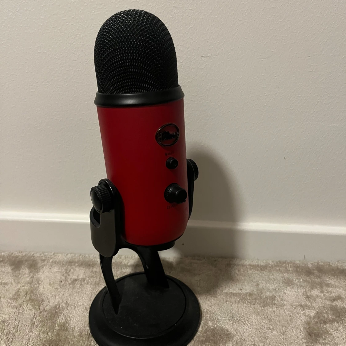 Blue Yeti USB Mikrofon Röd