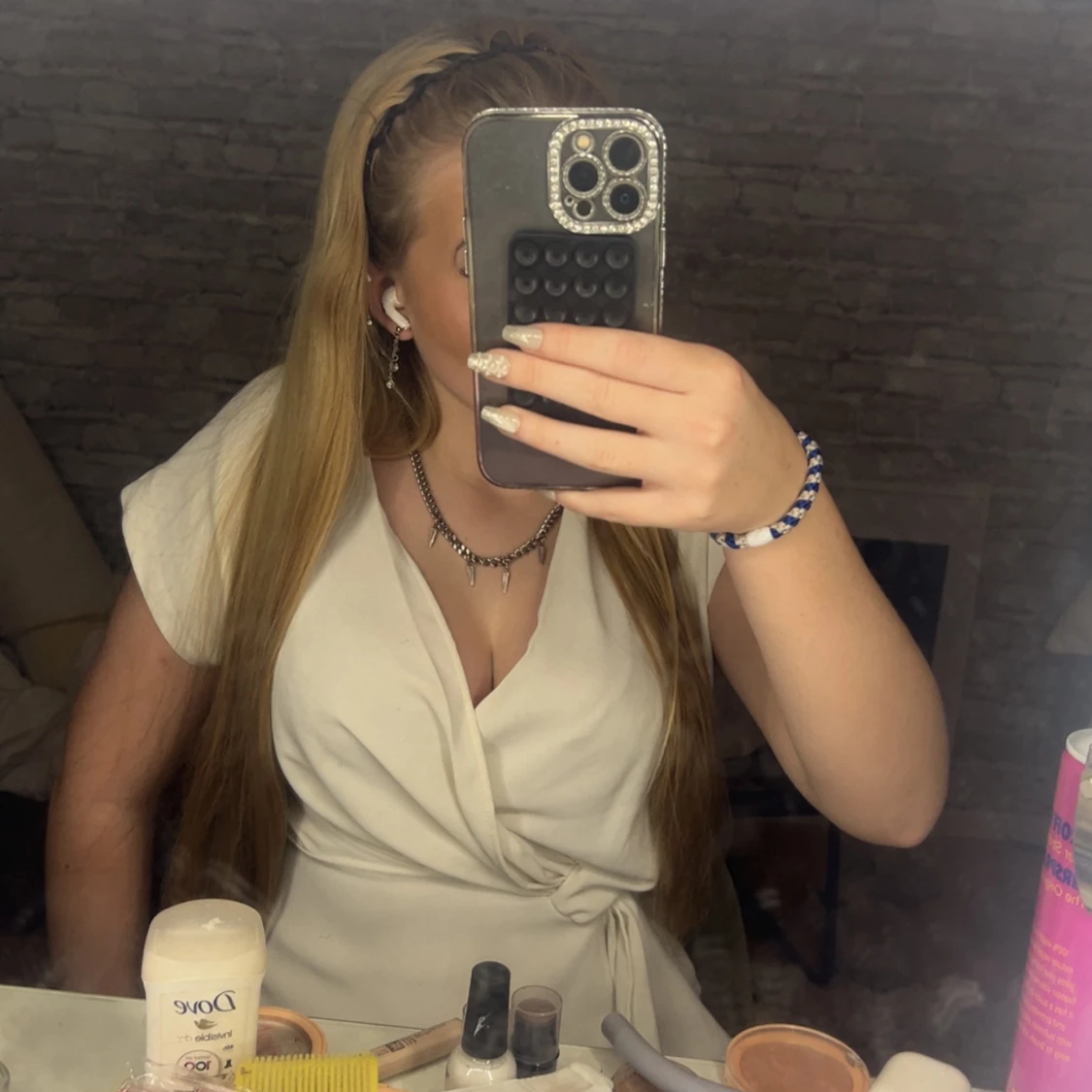 Vit omlottopp med knyt från Zara - 4