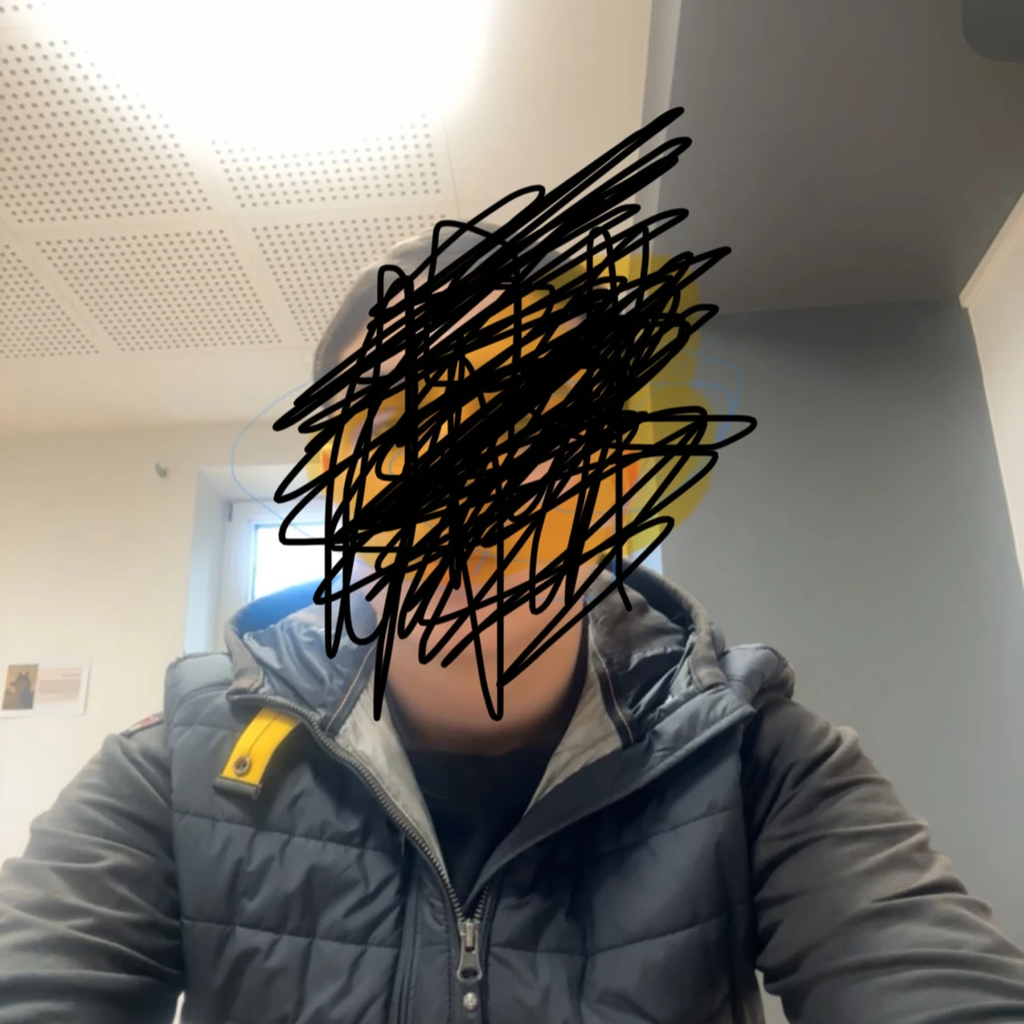 Mörkblå Palm Angels trackjacka - 1