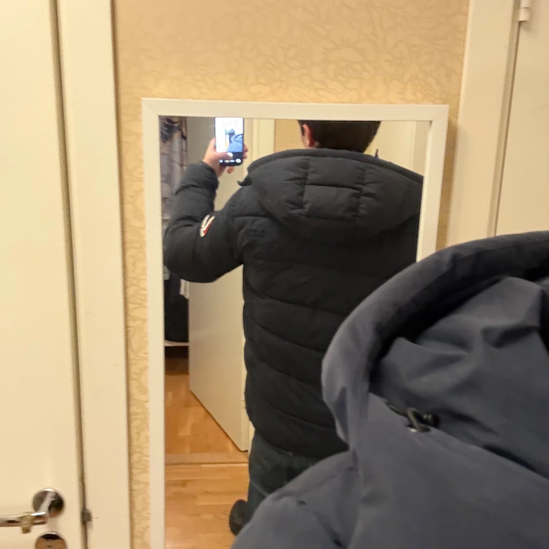 Superdry Pufferjacka mörkblå  - 2