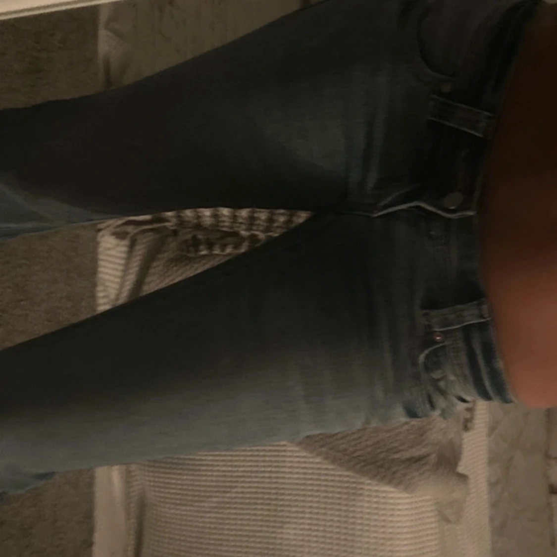 Blå bootcut jeans från Abrand - 1