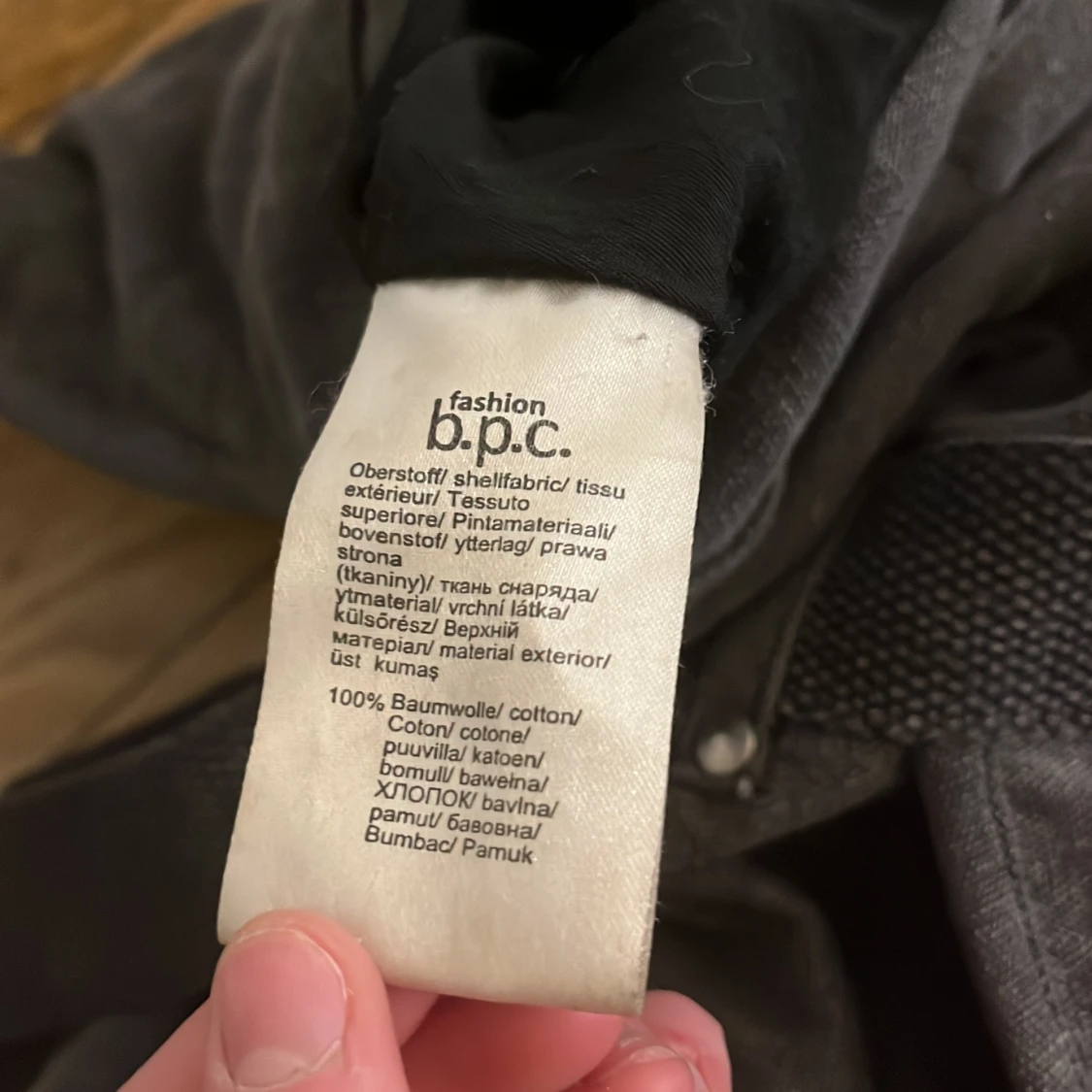 Grå axelväska från b.p.c i bomull - 3