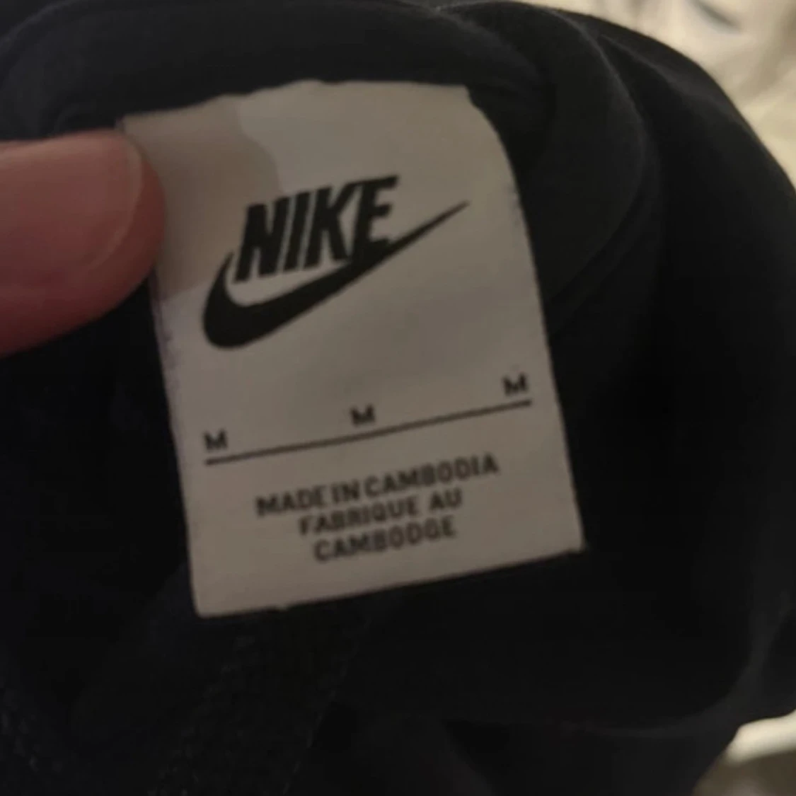 Svart Nike hoodie med turkos Swoosh - 4