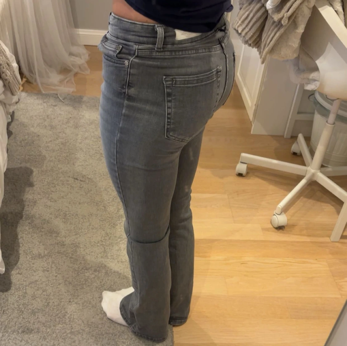 Grå bootcut jeans från ONLY - 2