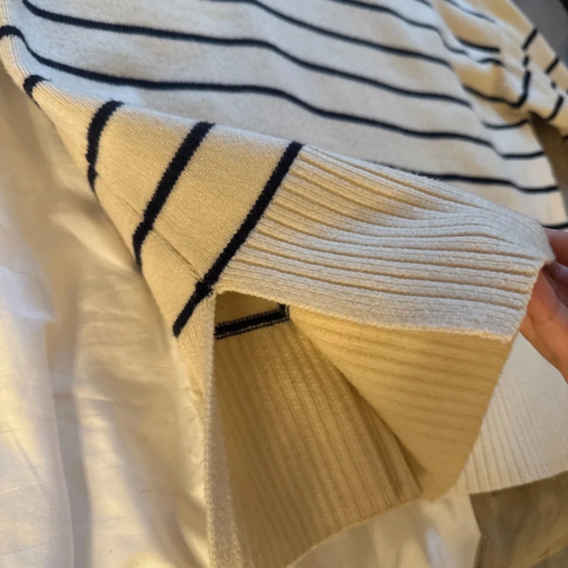 Randig stickad tröja från Zara - 1