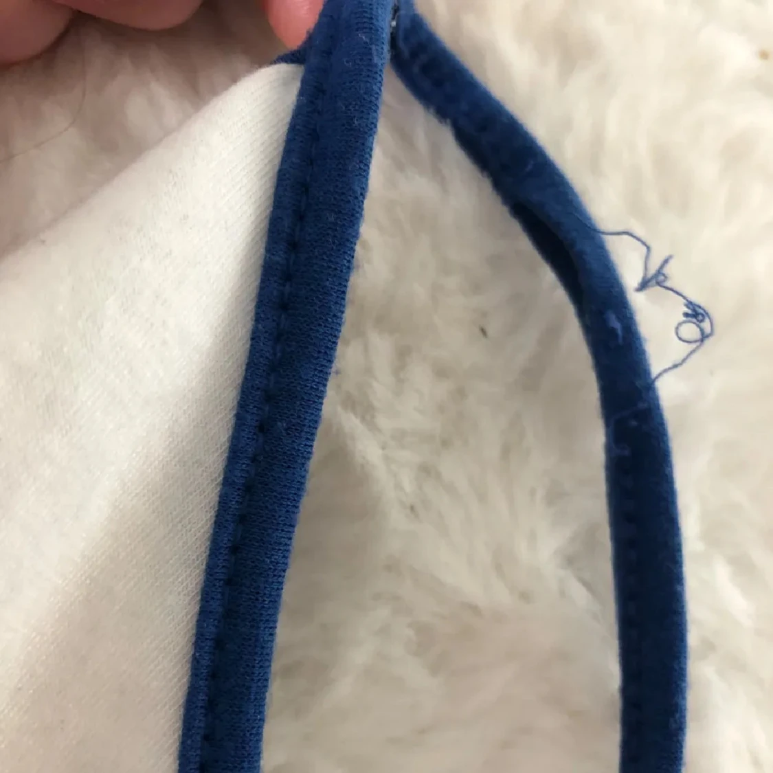 Vit croppad linne-topp  - 3