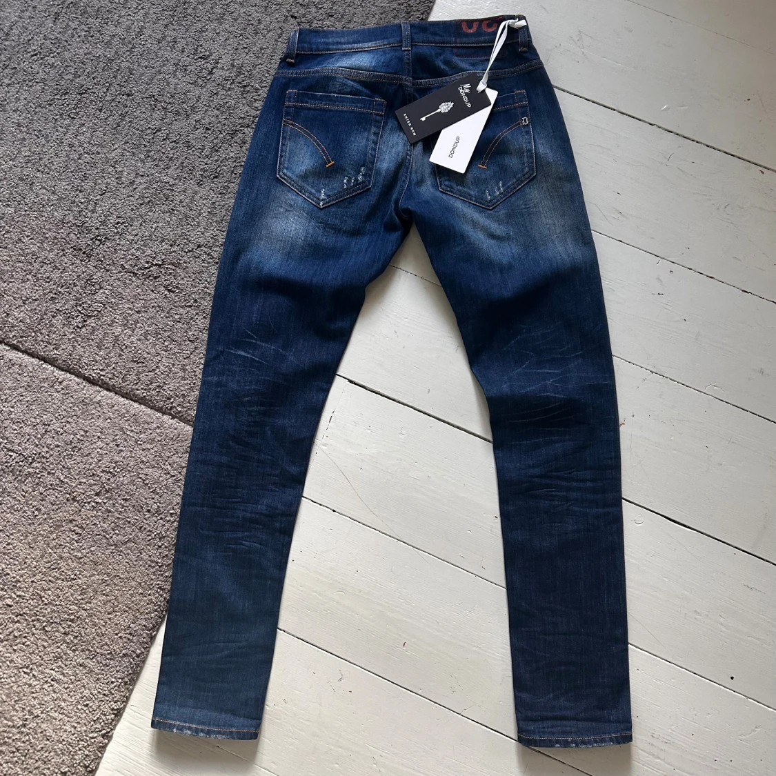 Mörkblåa Dondup George Jeans