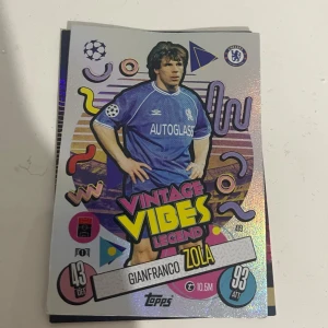 Fotbollskort Gianfranco Zola - Fotbollskort Gianfranco Zola