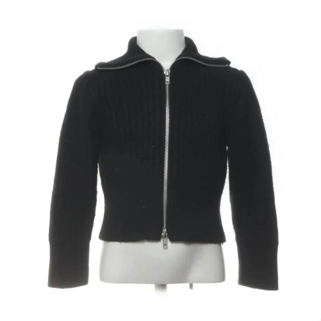 Svart zip kofta från Zara