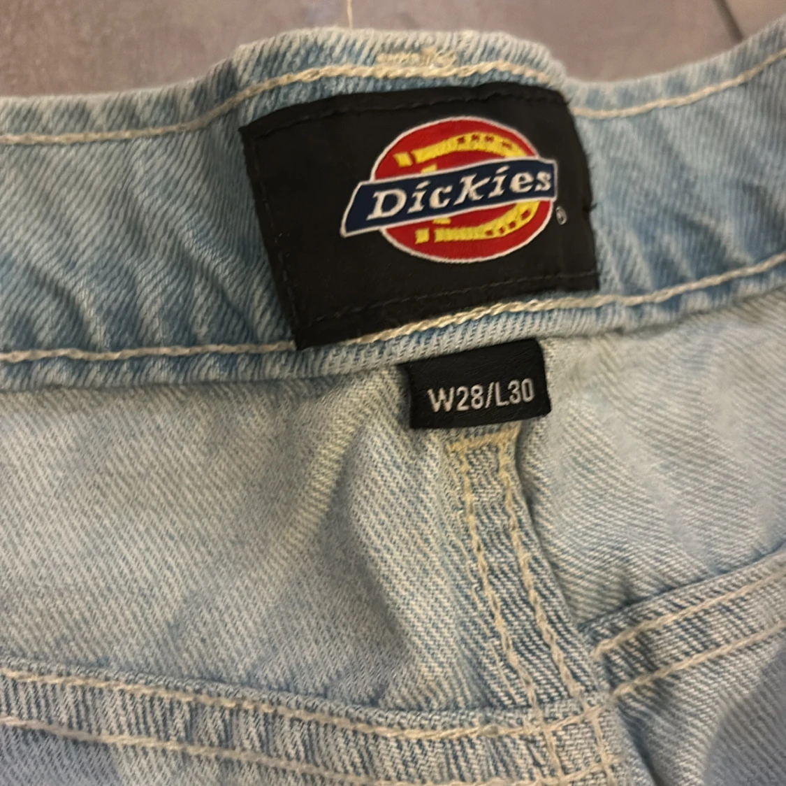 Ljusblå jeans från Dickies W28/L30 - 3
