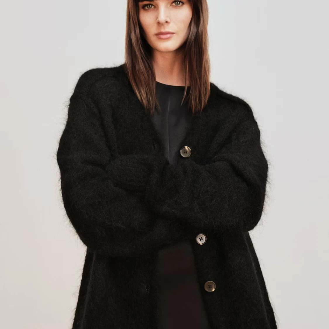 Kofta i mohairmix - 1