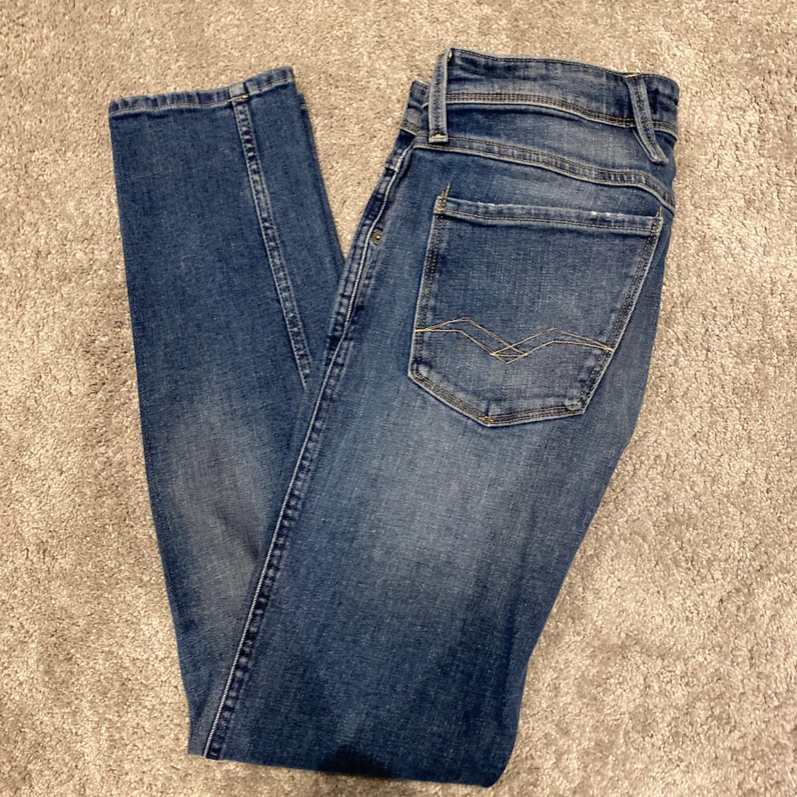 Blå Replay Anbass jeans slim fit - 1