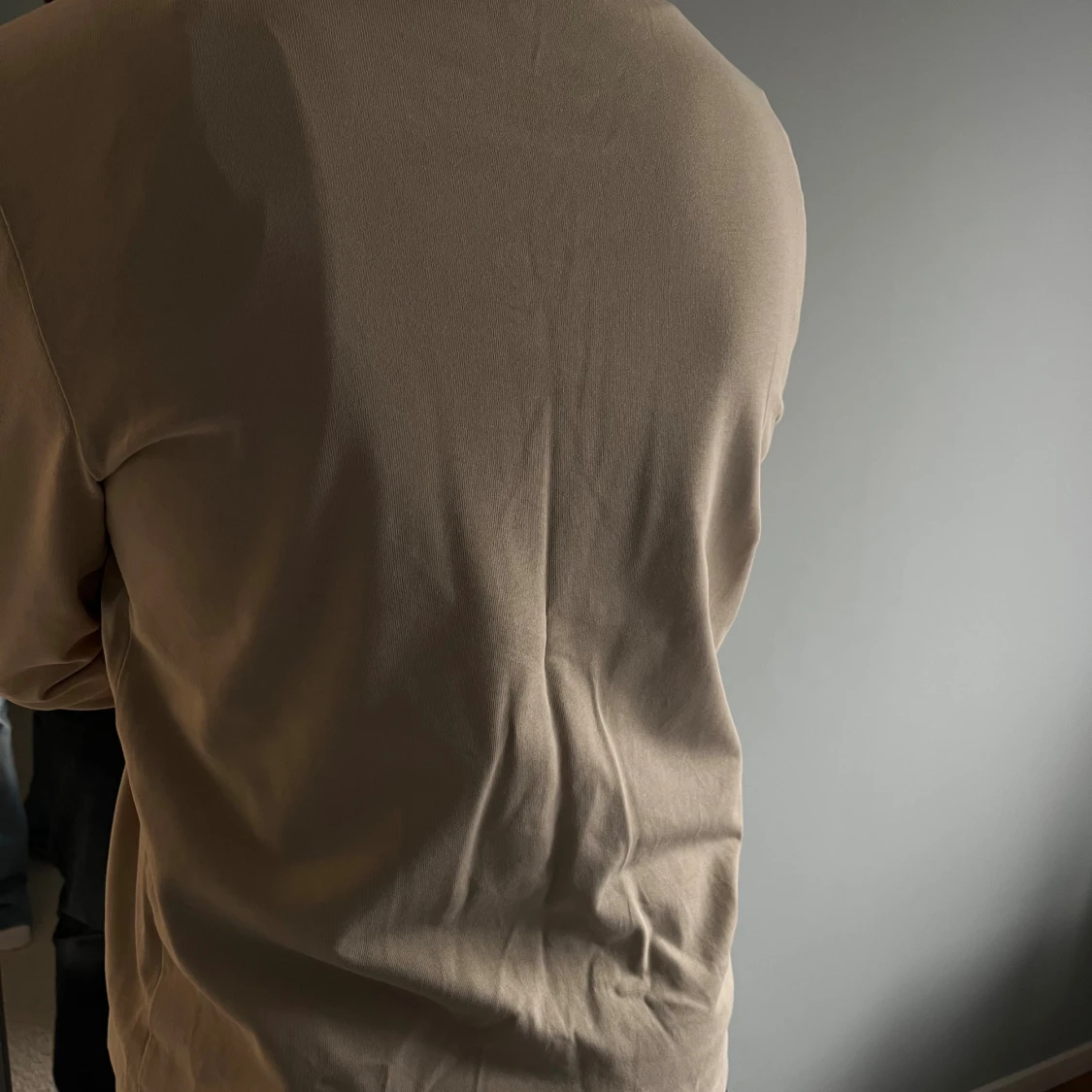 Beige långärmad pikétröja A Day’s March - 2