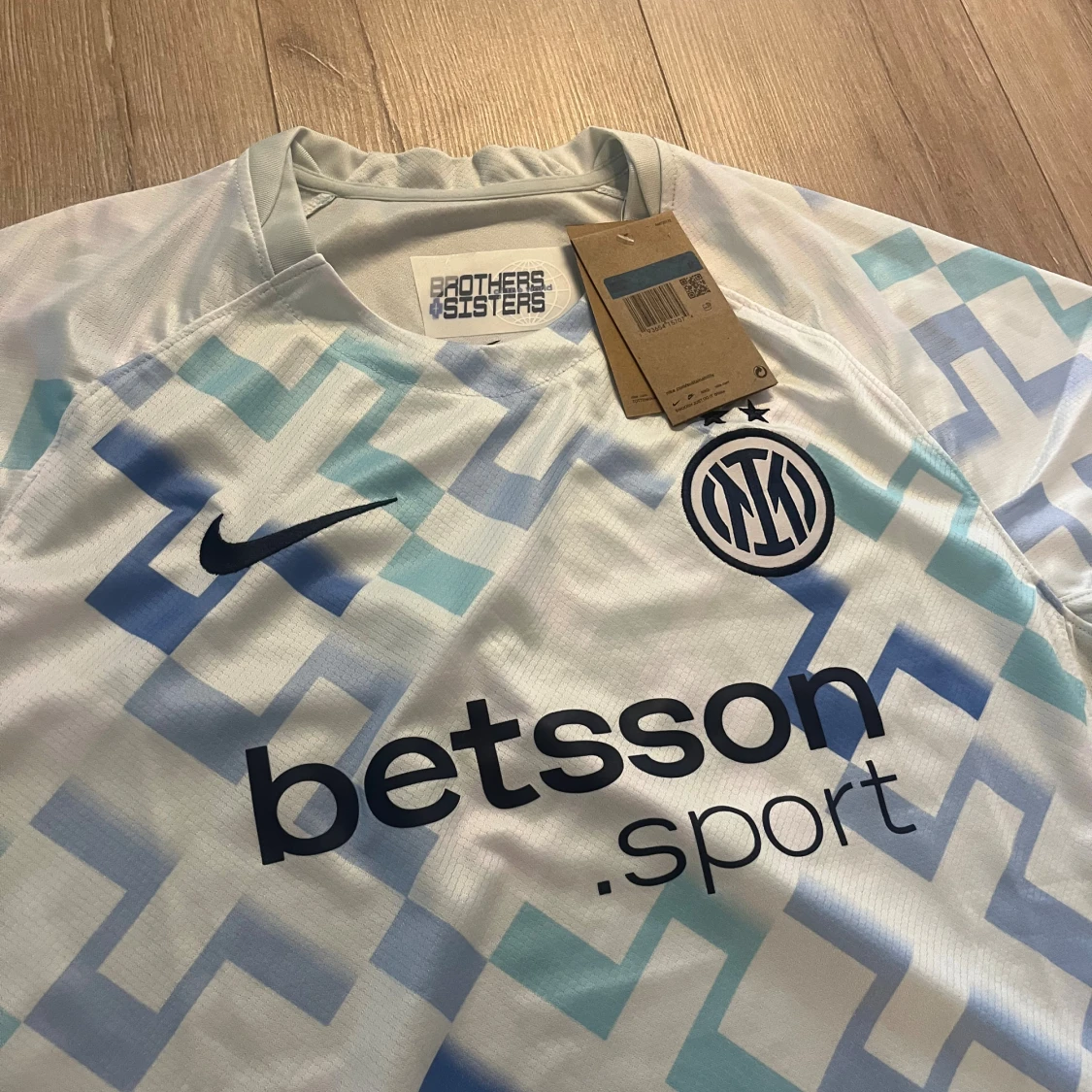 Inter Milan vit och blå fotbollströja Nike - 2