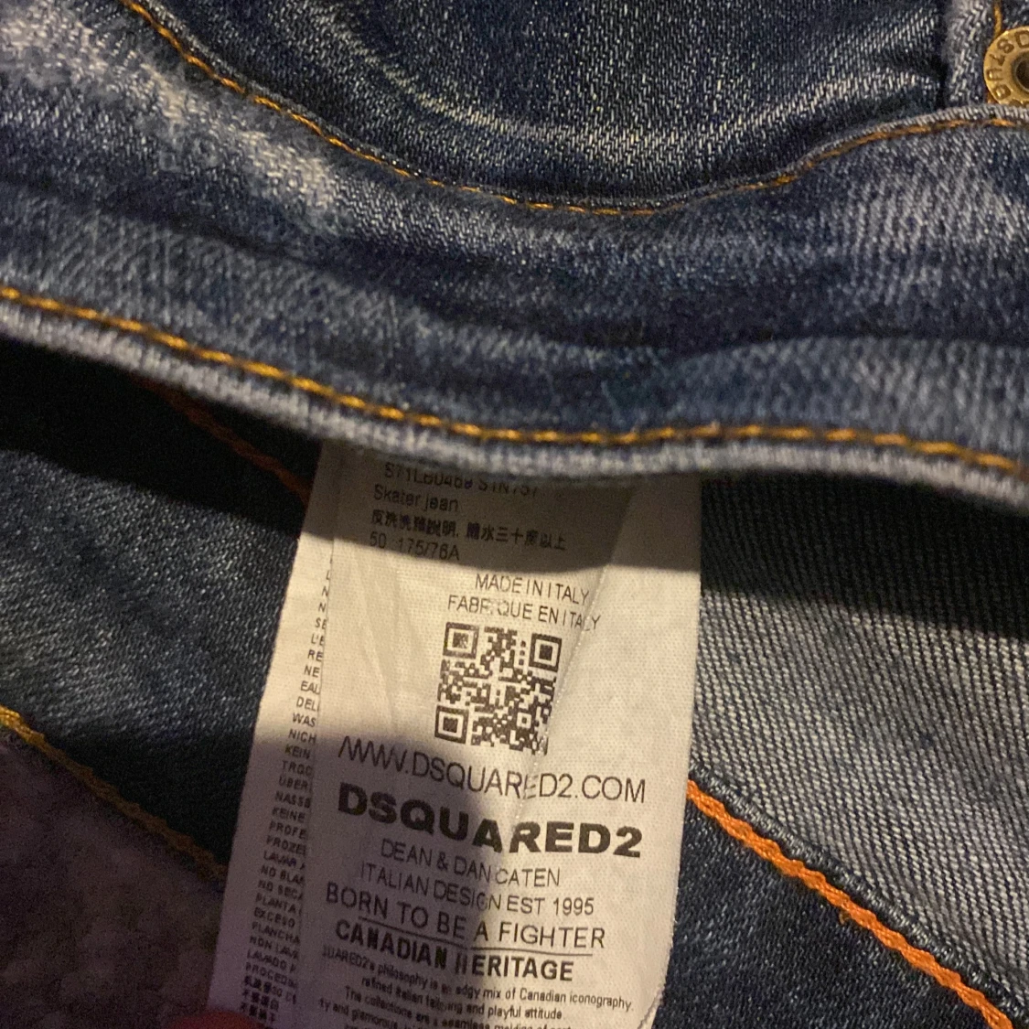 Blå Dsquared2 Skater Jeans - 2