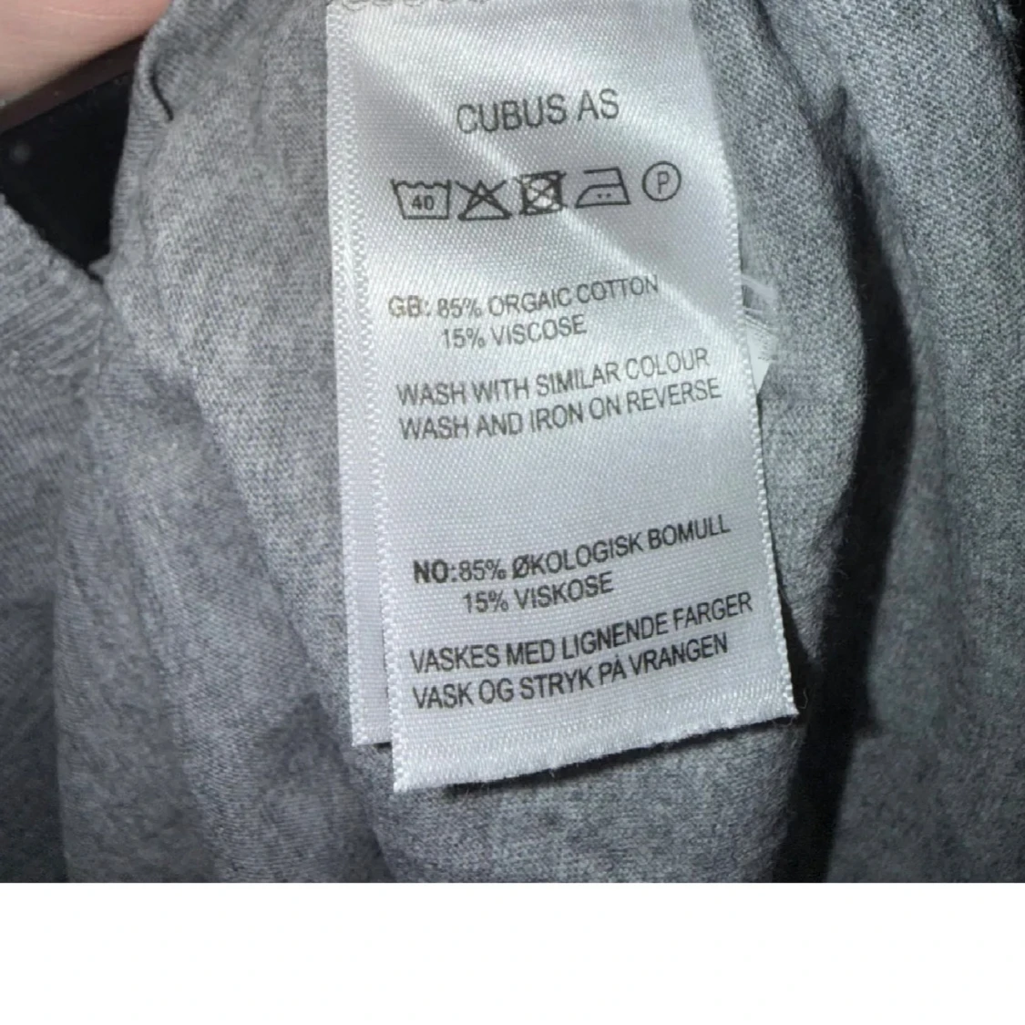 Grå basic t-shirt från Cubus - 3