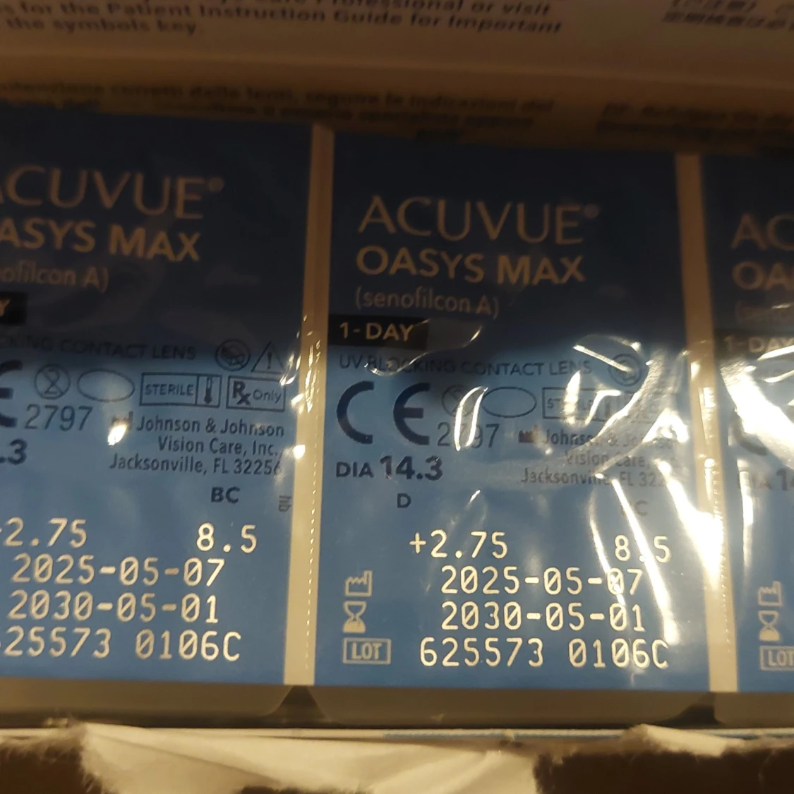 Linser med styrka - Acuvue Oasys Max 1-Day - 2