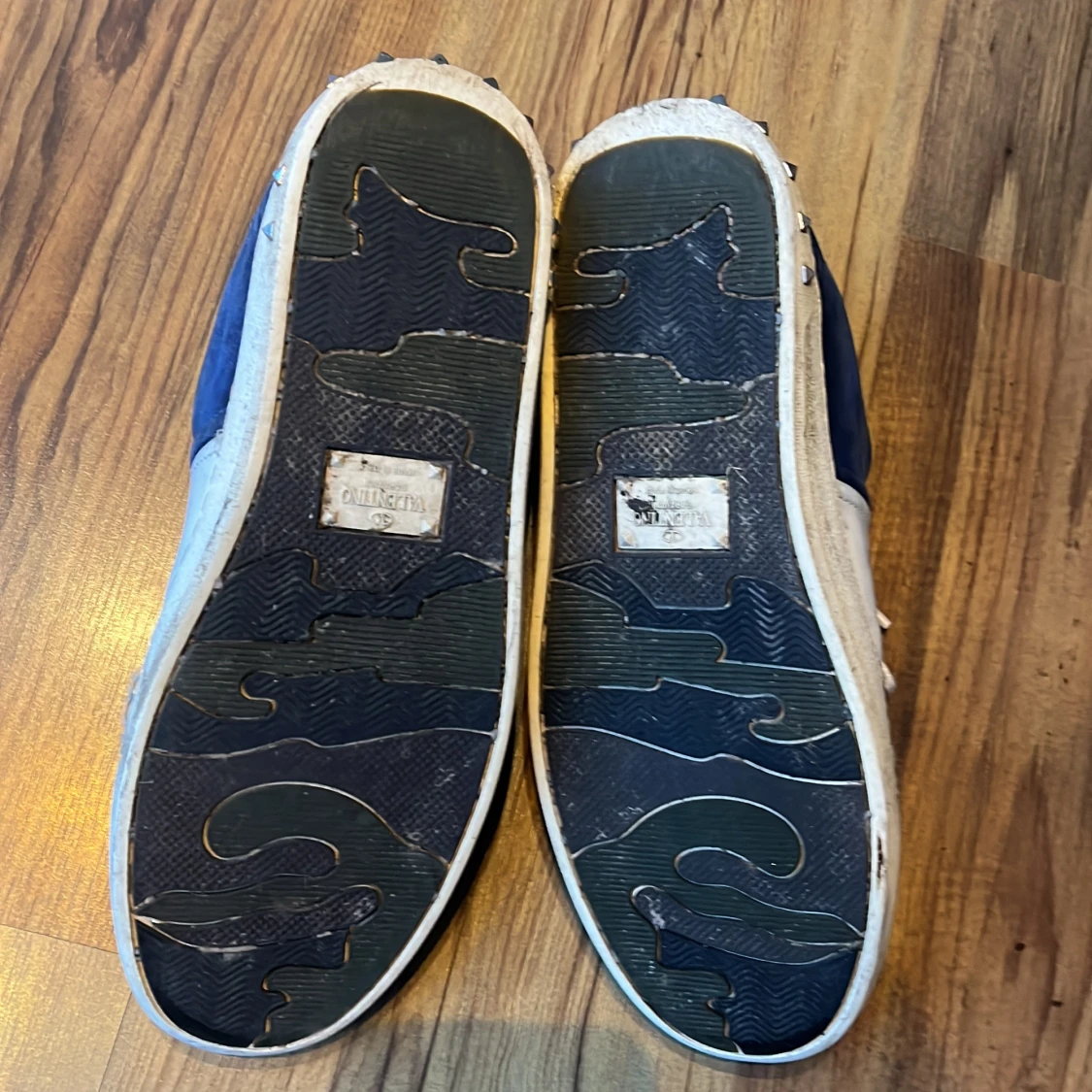 Valentino Garavani blå/vita sneakers - 3