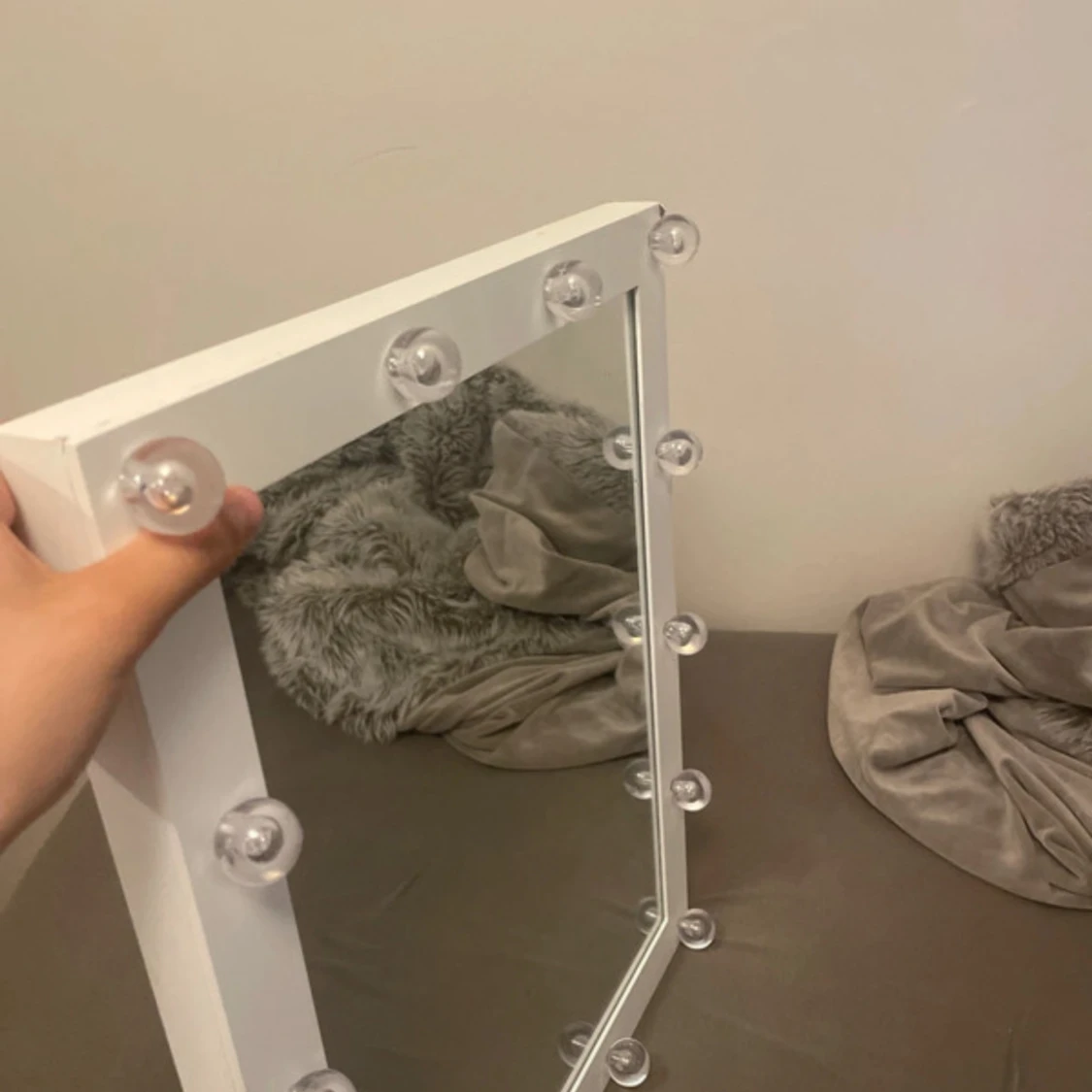 Sminkspegel med LED-lampor - 3